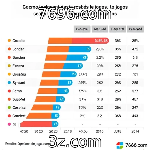 Desempenho financeiro de provedores de jogos no setor